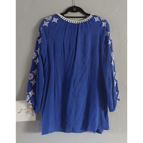 John Paul Richard Tops Tunic Womens S, Embroidery, 18.5 Inch Of Armp To Armp - Picture 6 of 7